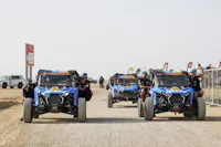 407 DE SOULTRAIT Xavier (fra), BONNET Martin (fra), Loeb Fraymedia Motorsport – RZR Factory Racing, BF Goodrich, Polaris, SSV, 401 HEGER Brock (usa), EDDY Max (usa), Loeb Fraymedia Motorsport – RZR Factory Racing, BF Goodrich, Polaris, SSV, ambiance during the Finish of the Dakar 2026, on January 17, 2026 in Yanbu, Saudi Arabia - Photo Julien Delfosse / DPPI