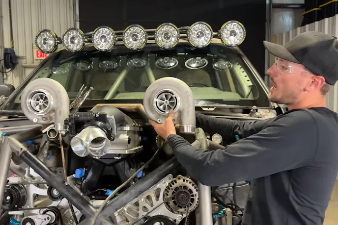 Twin Turbo of a Street-Legal Prerunner