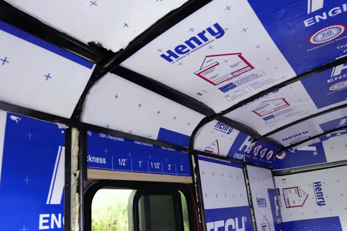 Insulation for a luxury camper