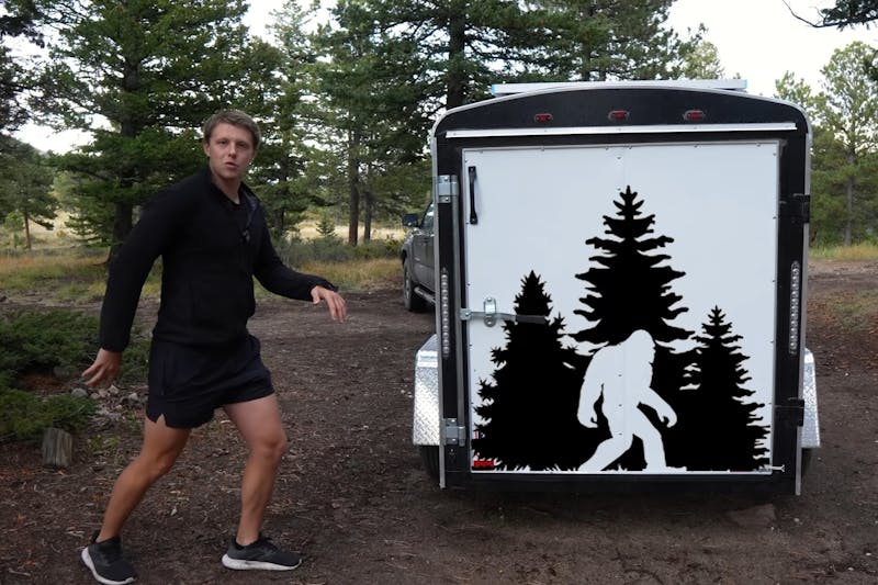 Bigfoot Stencil Design