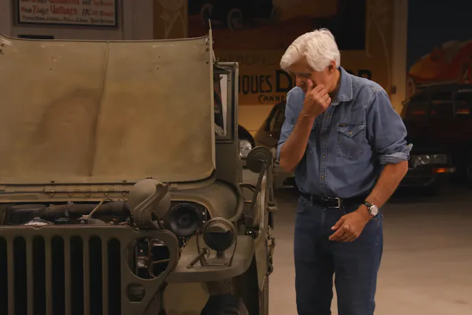 Jay Leno with his 1942 Ford Jeep (2)