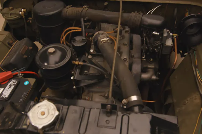 Engine of a 1942 Ford Jeep (2)