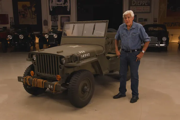Jay Leno with his 1942 Ford Jeep (3)