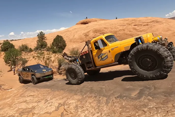 Towing a Cybertruck