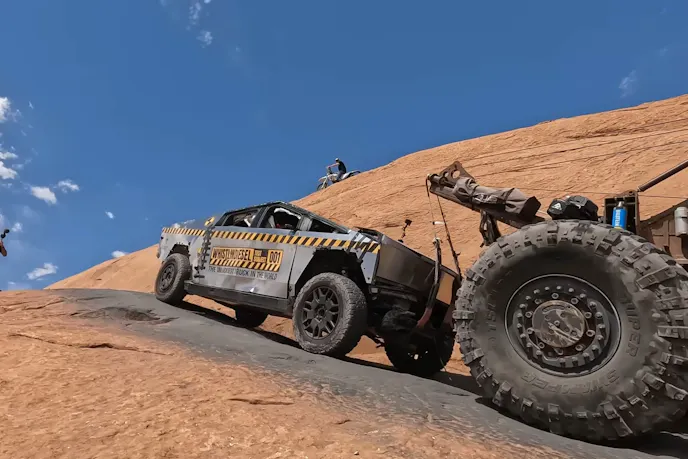 WhistlinDiesel’s Cybertruck In Moab