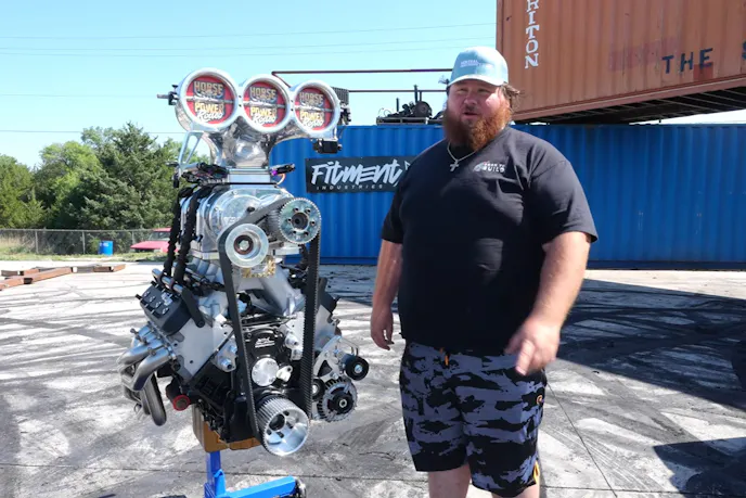 Westen Champlin and an LS V8 Engine