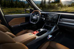 The 2026 Jeep® Recon interior blends rugged utility with refined, all-electric comfort.
