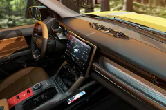 The 2026 Jeep® Recon interior blends rugged utility with refined, all-electric comfort.