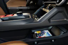 The 2026 Jeep® Recon interior blends rugged utility with refined, all-electric comfort.