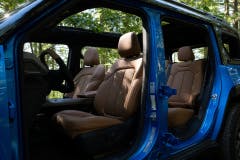 The 2026 Jeep® Recon interior blends rugged utility with refined, all-electric comfort.