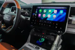 The 2026 Jeep® Recon interior blends rugged utility with refined, all-electric comfort.