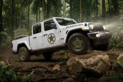 The 2027 Jeep® Wrangler and Gladiator Sarge deliver an unmistakable tribute to Jeep brand military heritage, fusing 1941 roots with modern capability, craftsmanship and refinement.