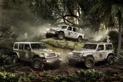 The 2027 Jeep® Wrangler and Gladiator Sarge deliver an unmistakable tribute to Jeep brand military heritage, fusing 1941 roots with modern capability, craftsmanship and refinement.