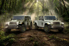 The 2027 Jeep® Wrangler and Gladiator Sarge deliver an unmistakable tribute to Jeep brand military heritage, fusing 1941 roots with modern capability, craftsmanship and refinement.